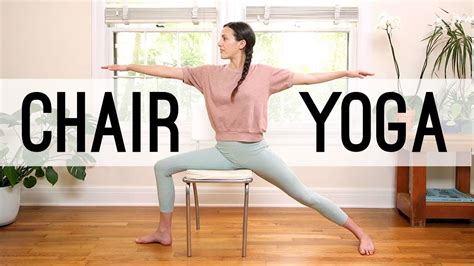 No matter what kind of chair you are sitting in, this 15-minute cl. . You tube chair yoga